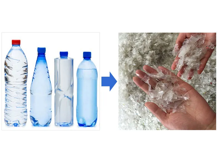 PET bottles and flakes